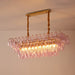 Rose Prism Glass Chandelier Vakkerlight