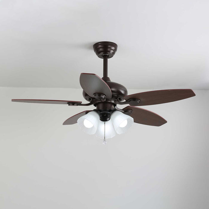 Roselore Bloom Ceiling Fan Light Vakkerlight