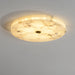Round Alabaster Ceiling Lamp Vakkerlight