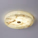 Round Alabaster Ceiling Lamp Vakkerlight