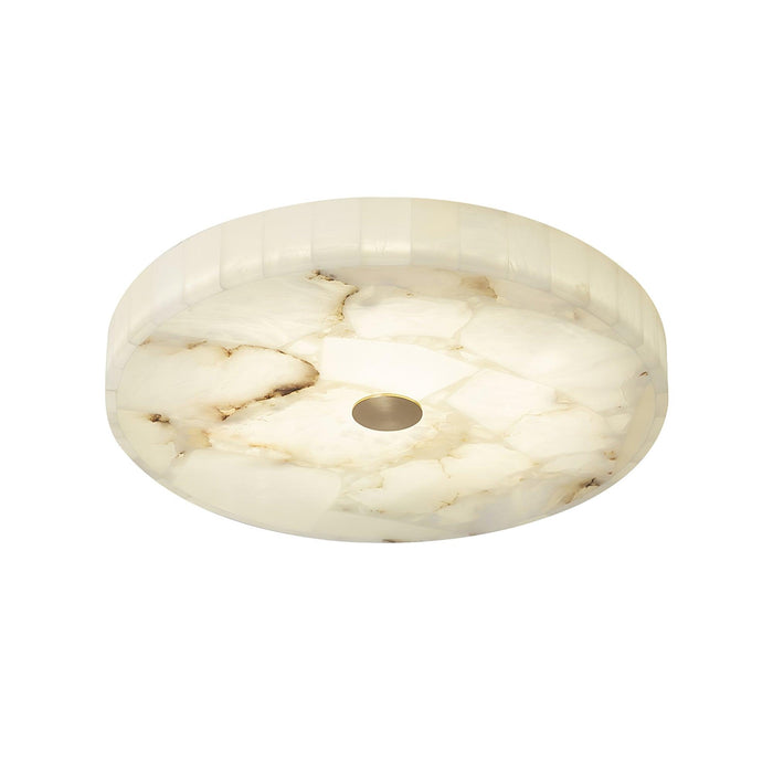 Round Alabaster Ceiling Lamp Vakkerlight