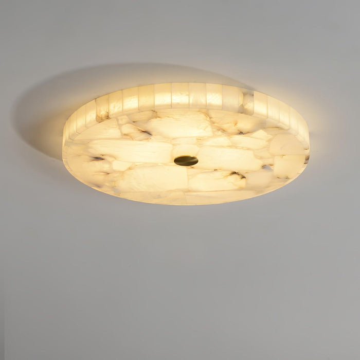 Round Alabaster Ceiling Lamp Vakkerlight