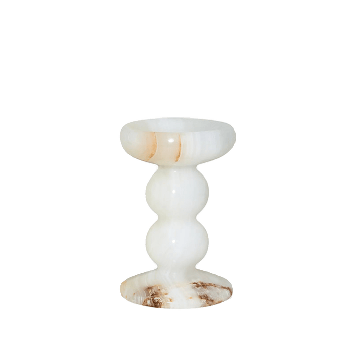 Sculpted Jade Candle Holder Vakkerlight