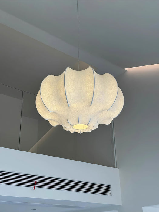 Silken Lotus Silk Pendant Lamp