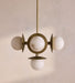 Snowflake Alabaster Orb Chandelier Vakkerlight