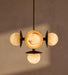 Snowflake Alabaster Orb Chandelier Vakkerlight