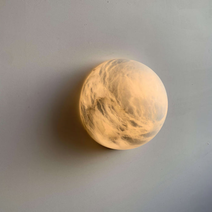 Snowflake Alabaster Wall Sconce Vakkerlight
