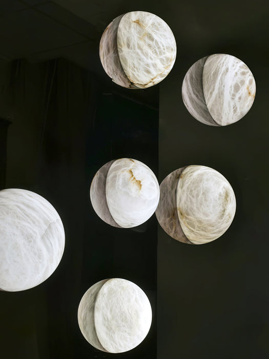 Snowflake Alabaster Wall Sconce Vakkerlight