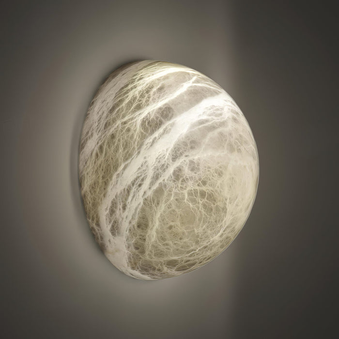 Snowflake Alabaster Wall Sconce Vakkerlight