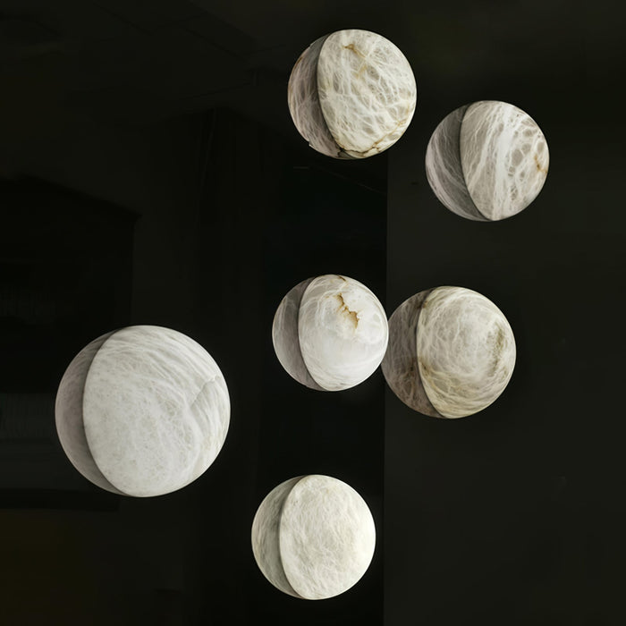 Snowflake Alabaster Wall Sconce Vakkerlight