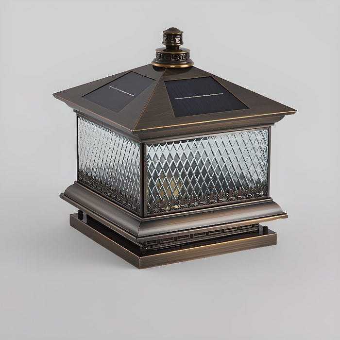 Diamond Solar Post Outdoor Light Vakkerlight
