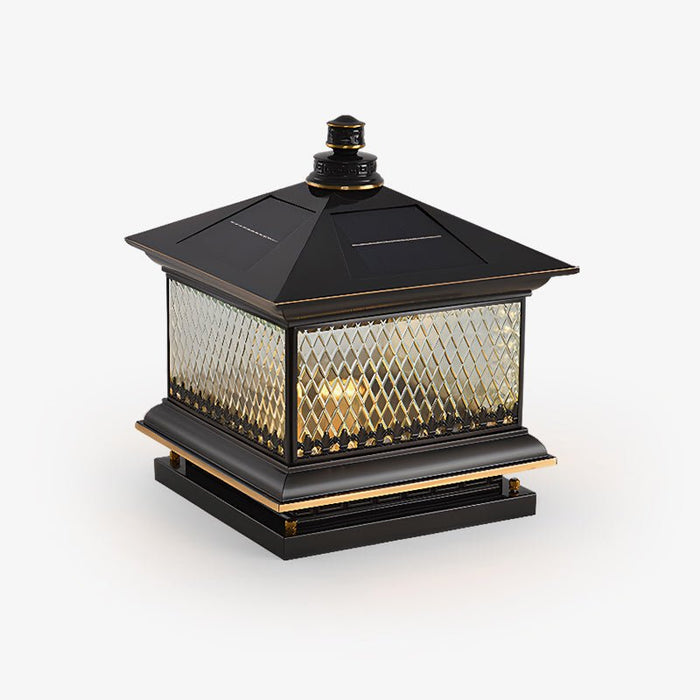 Diamond Solar Post Outdoor Light Vakkerlight