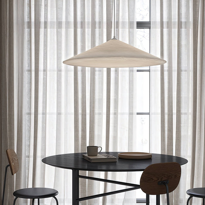 Solara Disc Silk Pendant Lamp