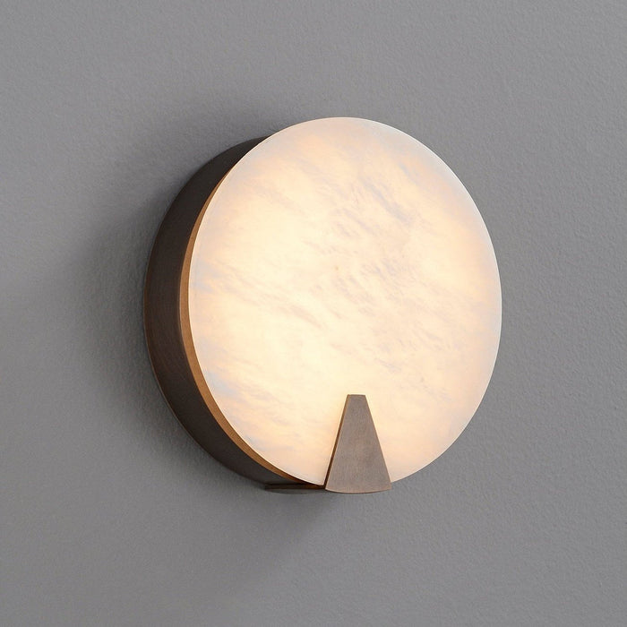 Solaris Halo Alabaster Wall Light Vakkerlight