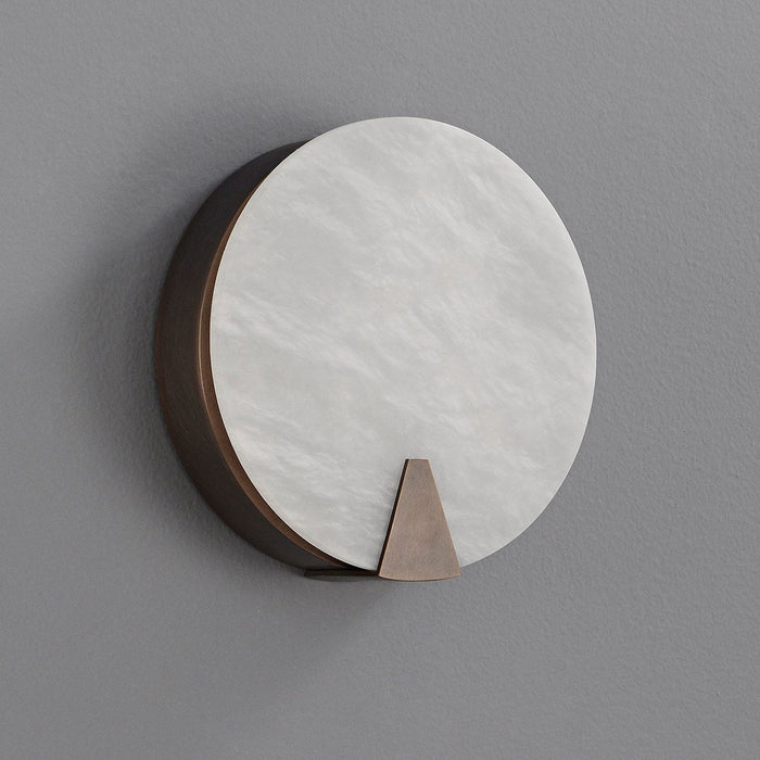 Solaris Halo Alabaster Wall Light Vakkerlight