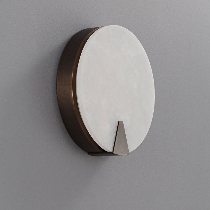 Solaris Halo Alabaster Wall Light Vakkerlight