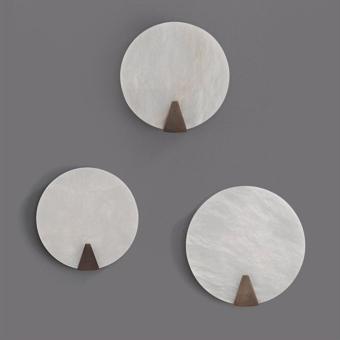 Solaris Halo Alabaster Wall Light Vakkerlight