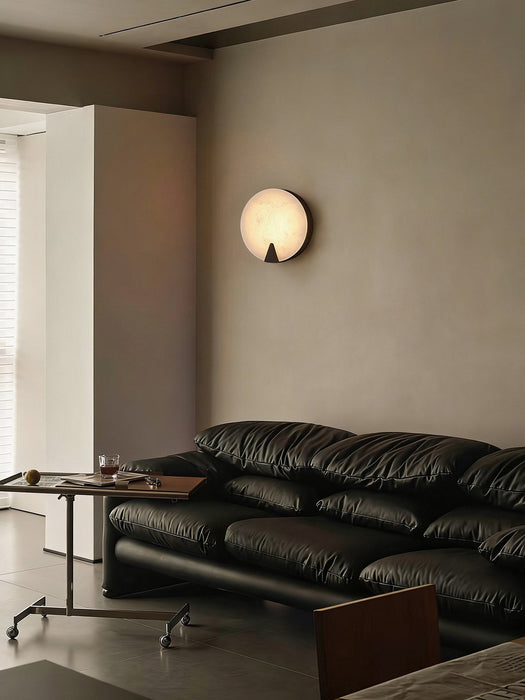 Solaris Halo Alabaster Wall Light Vakkerlight
