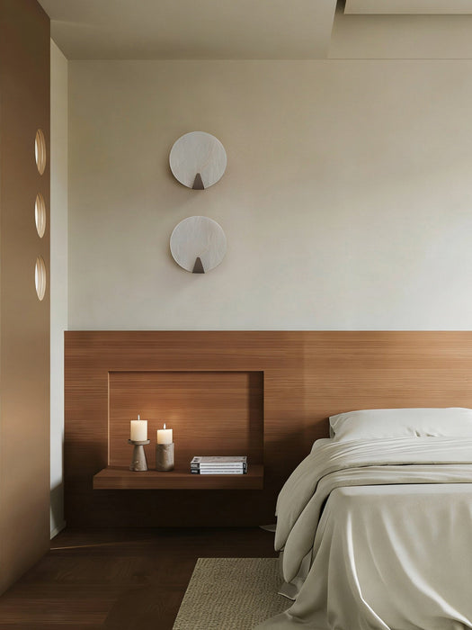 Solaris Halo Alabaster Wall Light Vakkerlight