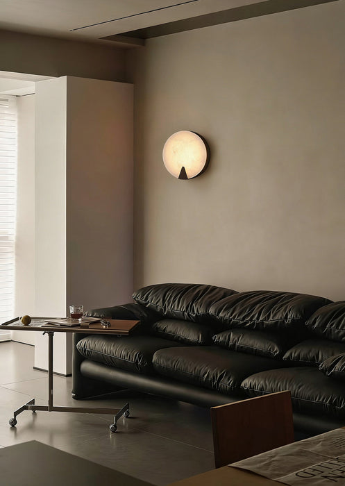 Solaris Halo Alabaster Wall Light Vakkerlight