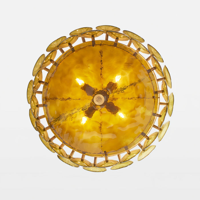 Solaris Disc Murano Chandelier