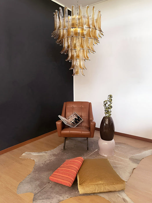 Solenne Glass Chandelier Vakkerlight