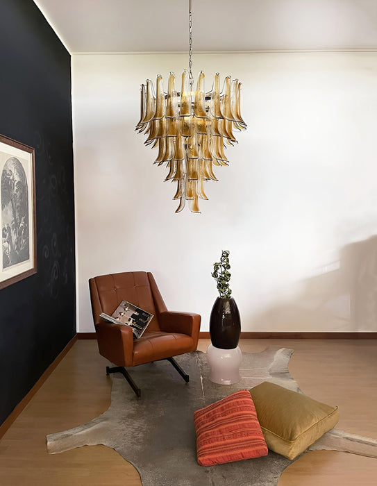 Solenne Glass Chandelier Vakkerlight