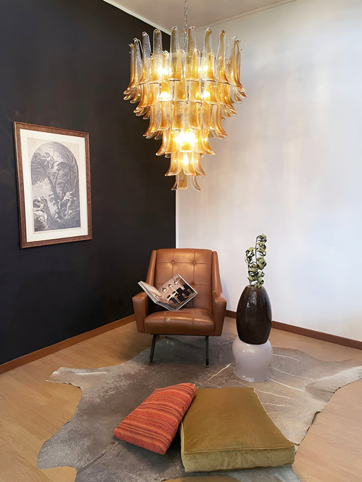 Solenne Glass Chandelier Vakkerlight