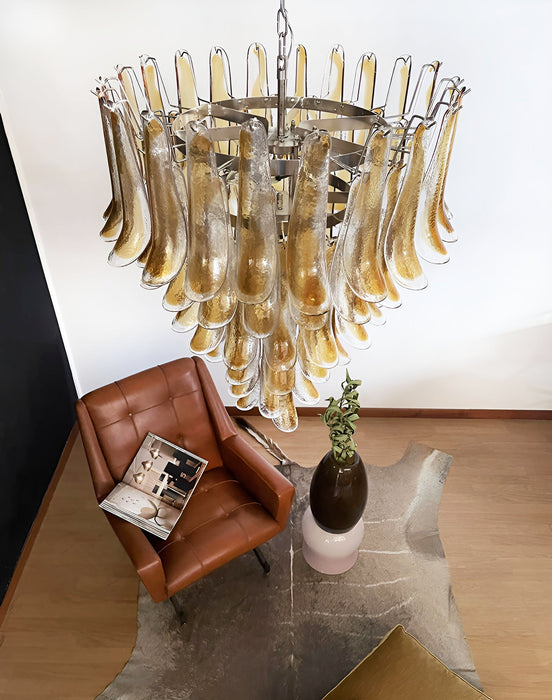 Solenne Glass Chandelier Vakkerlight