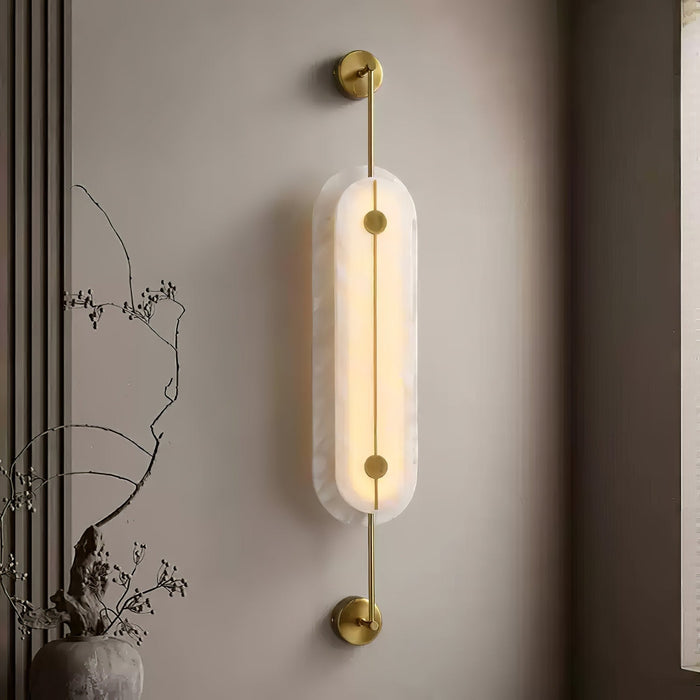 Solvane Alabaster Wall Sconce Vakkerlight