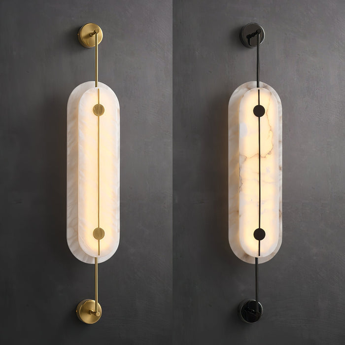 Solvane Alabaster Wall Sconce Vakkerlight