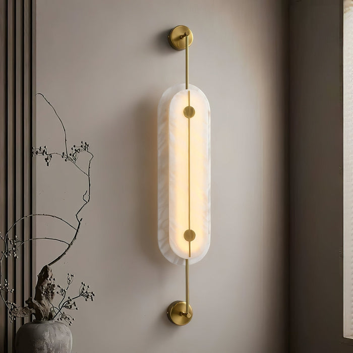 Solvane Alabaster Wall Sconce Vakkerlight