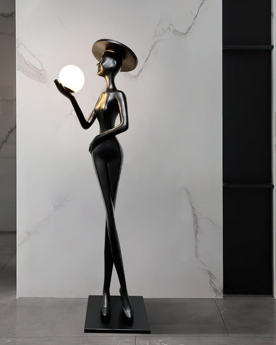 Sophia Elegance Sculpture Floor Lamp Vakkerlight