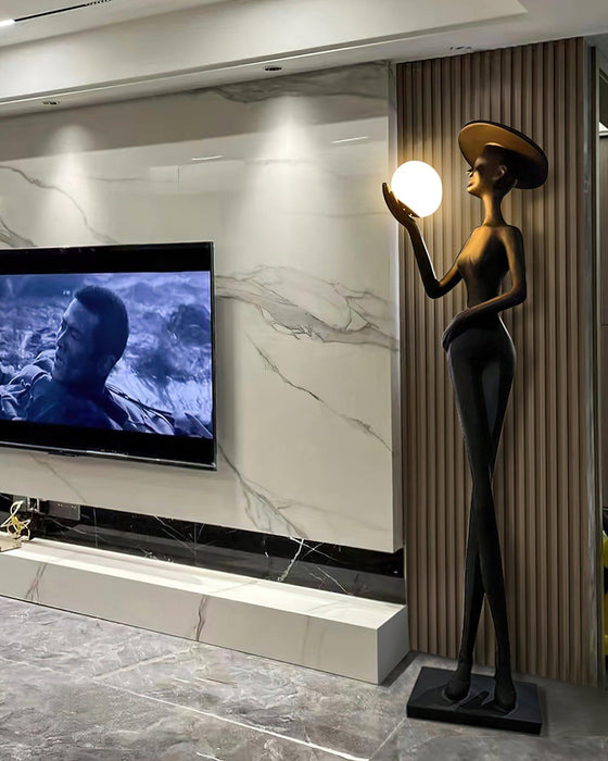Sophia Elegance Sculpture Floor Lamp Vakkerlight