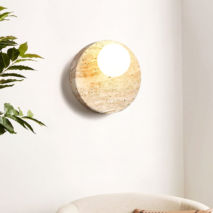 Sorella Travertine Sconce Vakkerlight