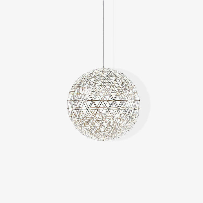 Silver Spark Ball Pendant Light Vakkerlight