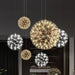 Silver Spark Ball Pendant Light Vakkerlight