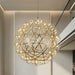 Silver Spark Ball Pendant Light Vakkerlight