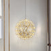 Silver Spark Ball Pendant Light Vakkerlight
