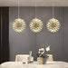 Silver Spark Ball Pendant Light Vakkerlight