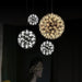 Silver Spark Ball Pendant Light Vakkerlight