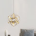 Silver Spark Ball Pendant Light Vakkerlight