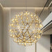 Silver Spark Ball Pendant Light Vakkerlight