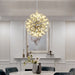 Silver Spark Ball Pendant Light Vakkerlight