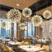 Silver Spark Ball Pendant Light Vakkerlight