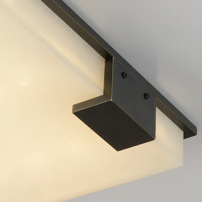 Square Alabaster Ceiling Lamp Vakkerlight