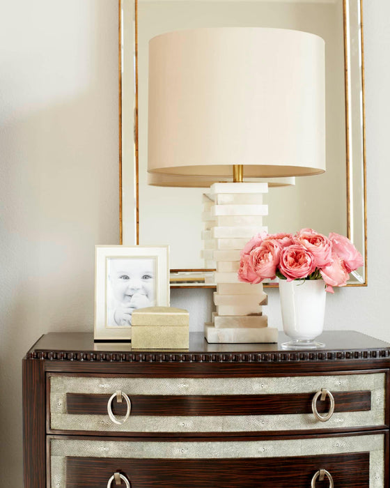 Stacked Alabaster Table Lamp Vakkerlight