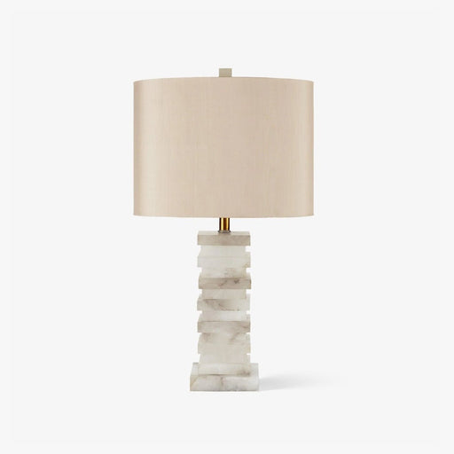 Stacked Alabaster Table Lamp Vakkerlight