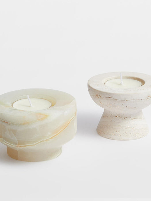 Stone Halo Candle Holder Set Vakkerlight