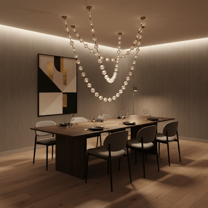Strand Necklace Chandelier Vakkerlight